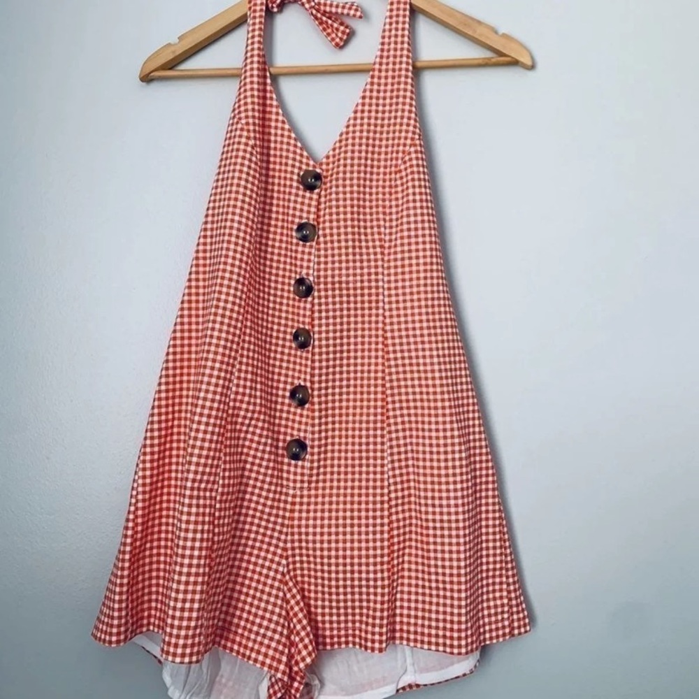 Urban outfitters backless romper